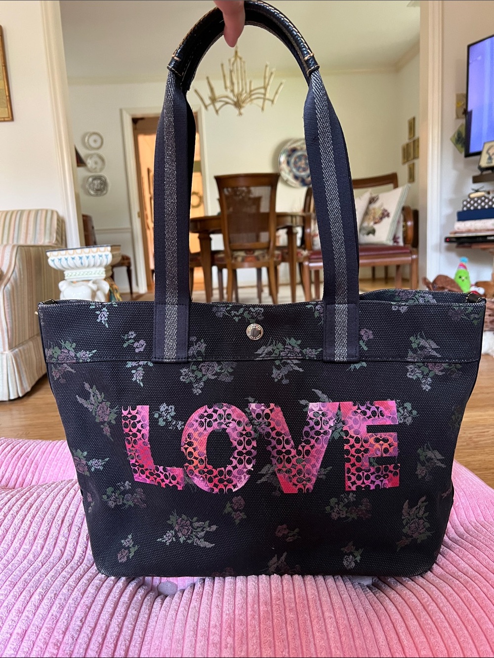Coach x Jason Naylor LOVE Tote - Picture 2 of 16